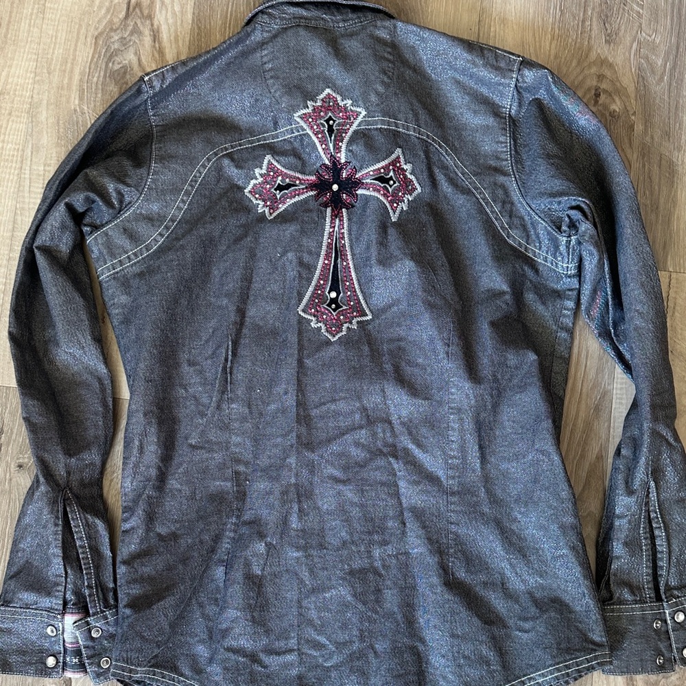 Rock western shirt by wrangler